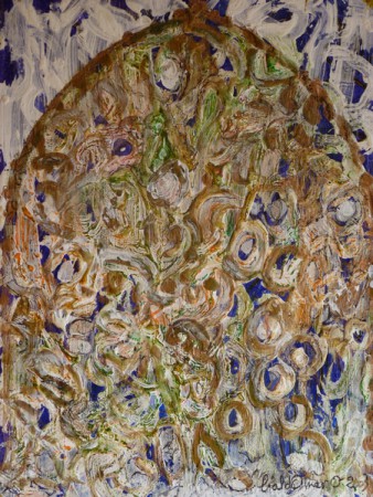 Vitrail du temple d'orient (30*40)